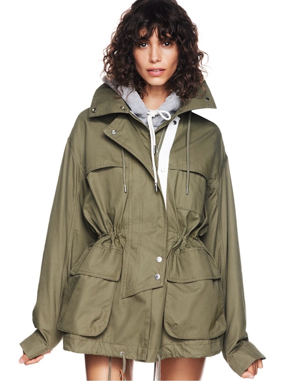 🔥🔥NWT (XXS-XS) GAP x Victoria Beckham Parka Jacket (READY TO SHIP)📦